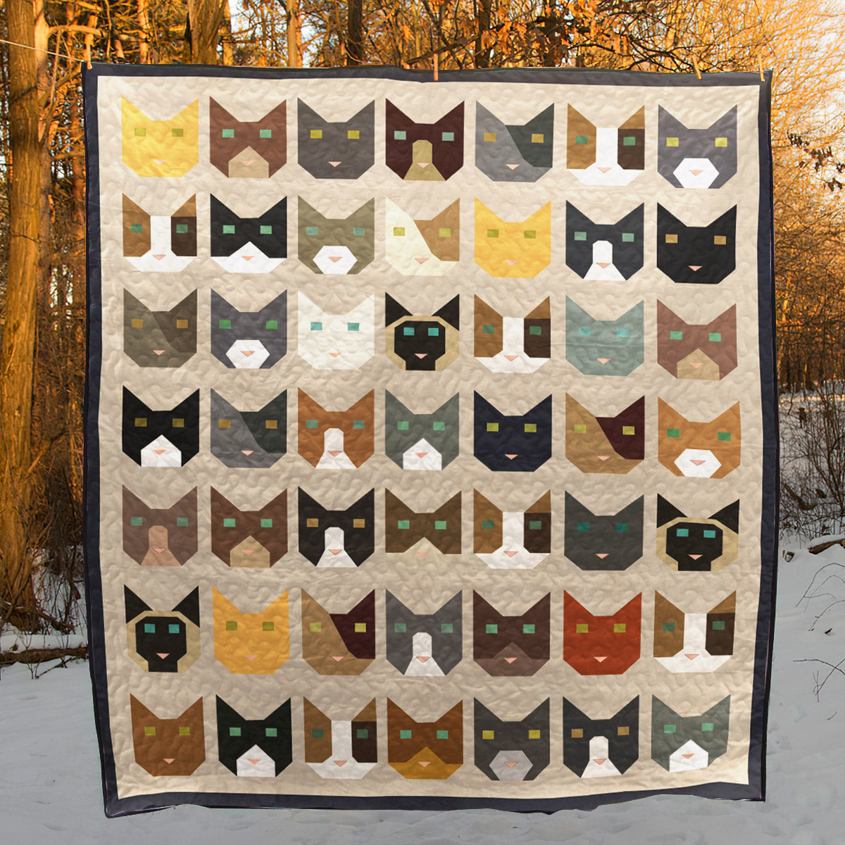 Cat CLM2211129 Quilt Blanket