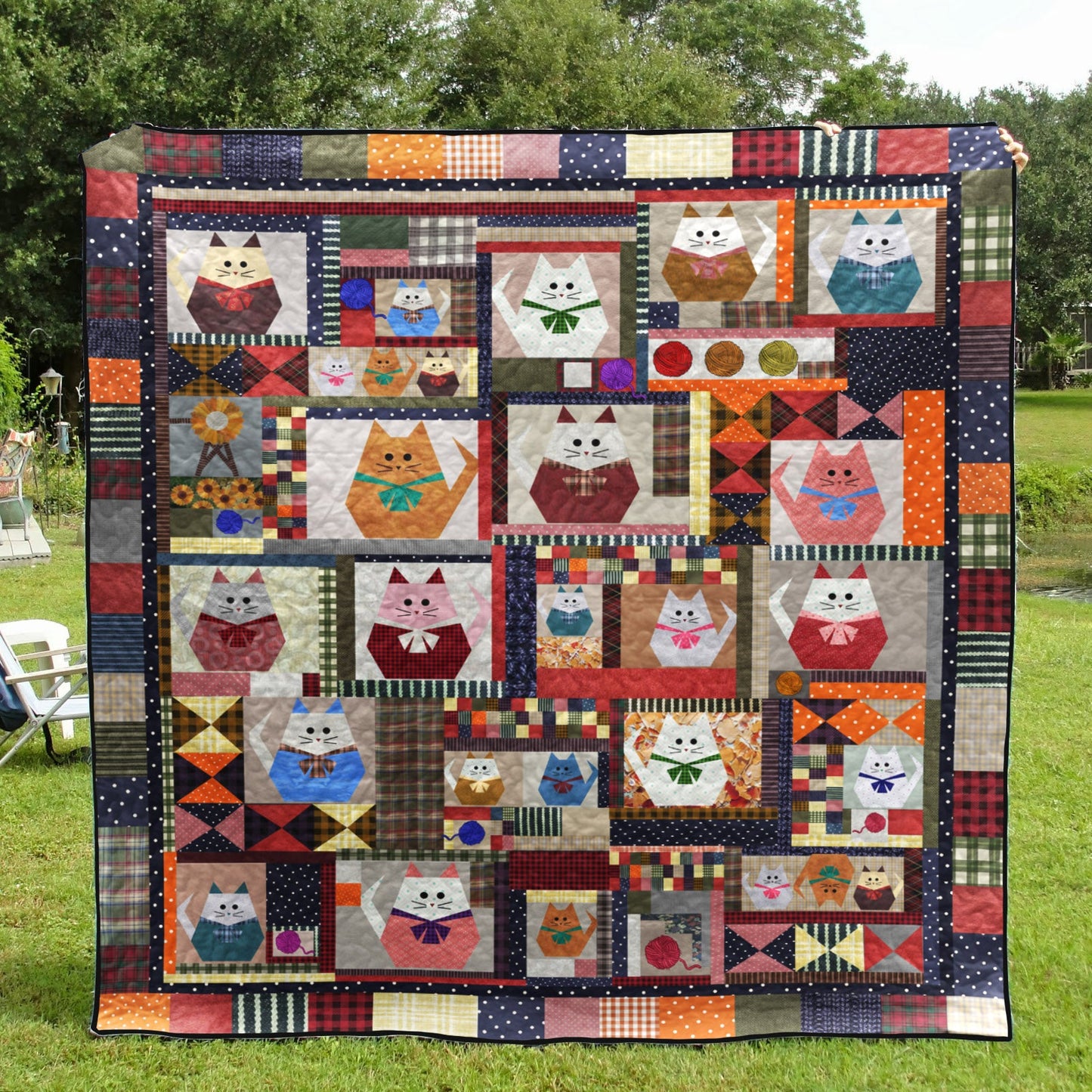Cat HM250605 Quilt Blanket