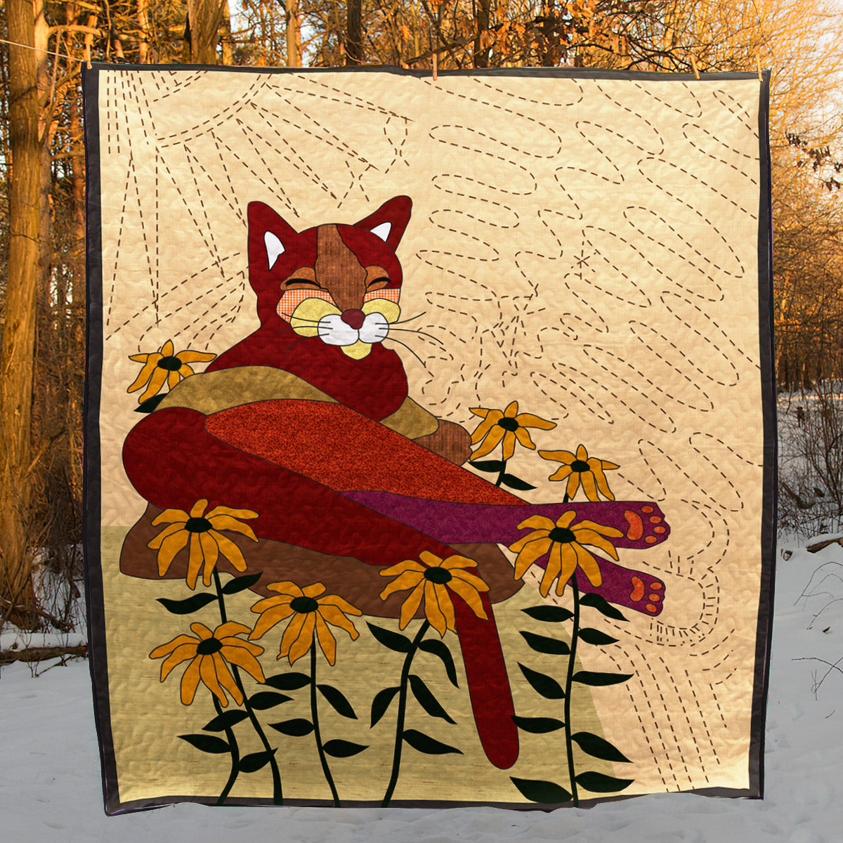 Cat NT140503 Quilt Blanket