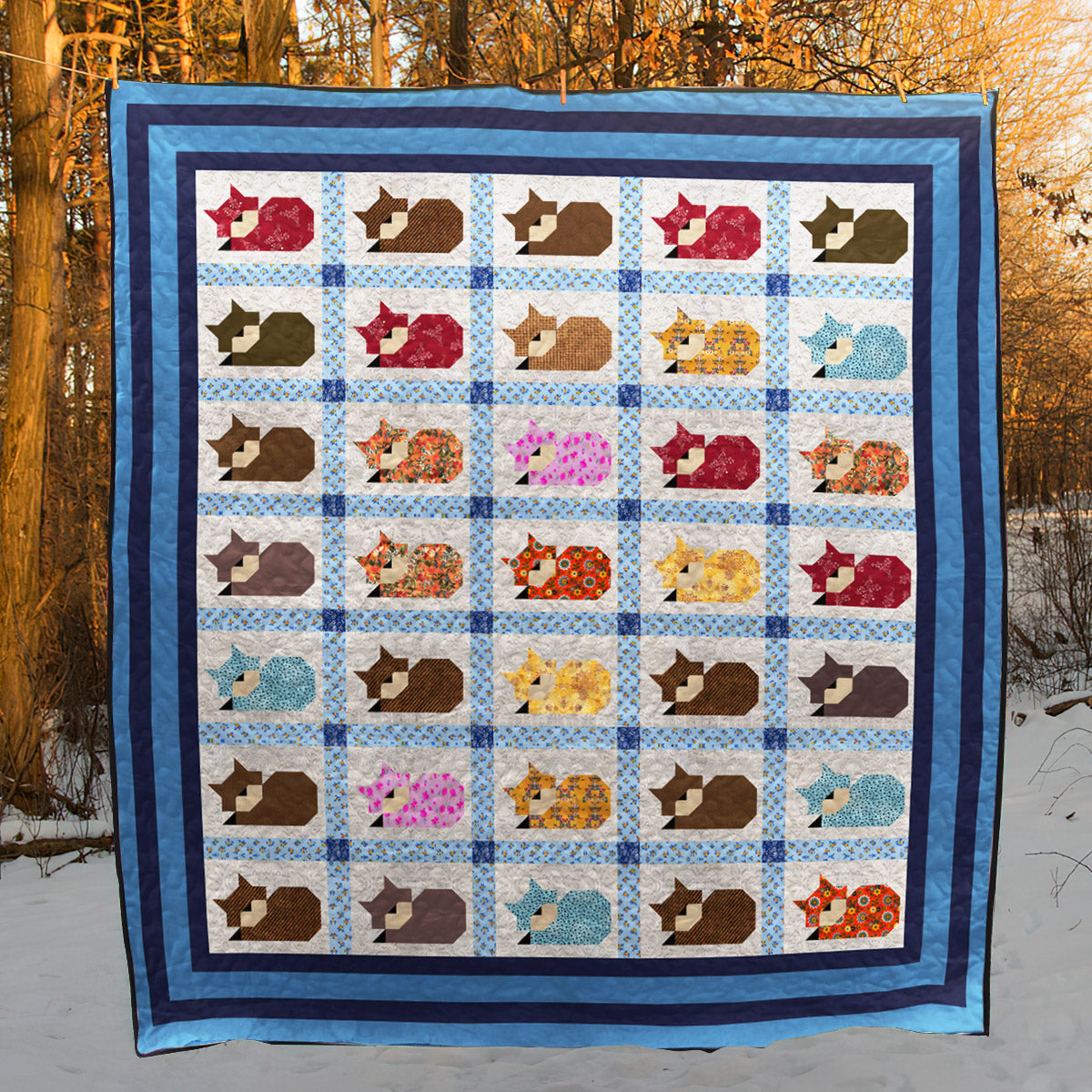 Cat TD13110536 Quilt Blanket