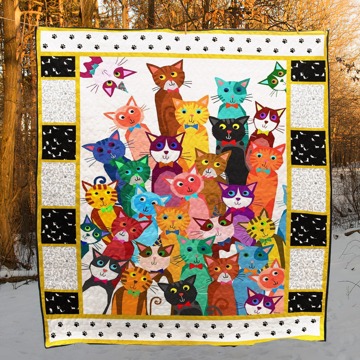 Cat TD1511154 Quilt Blanket