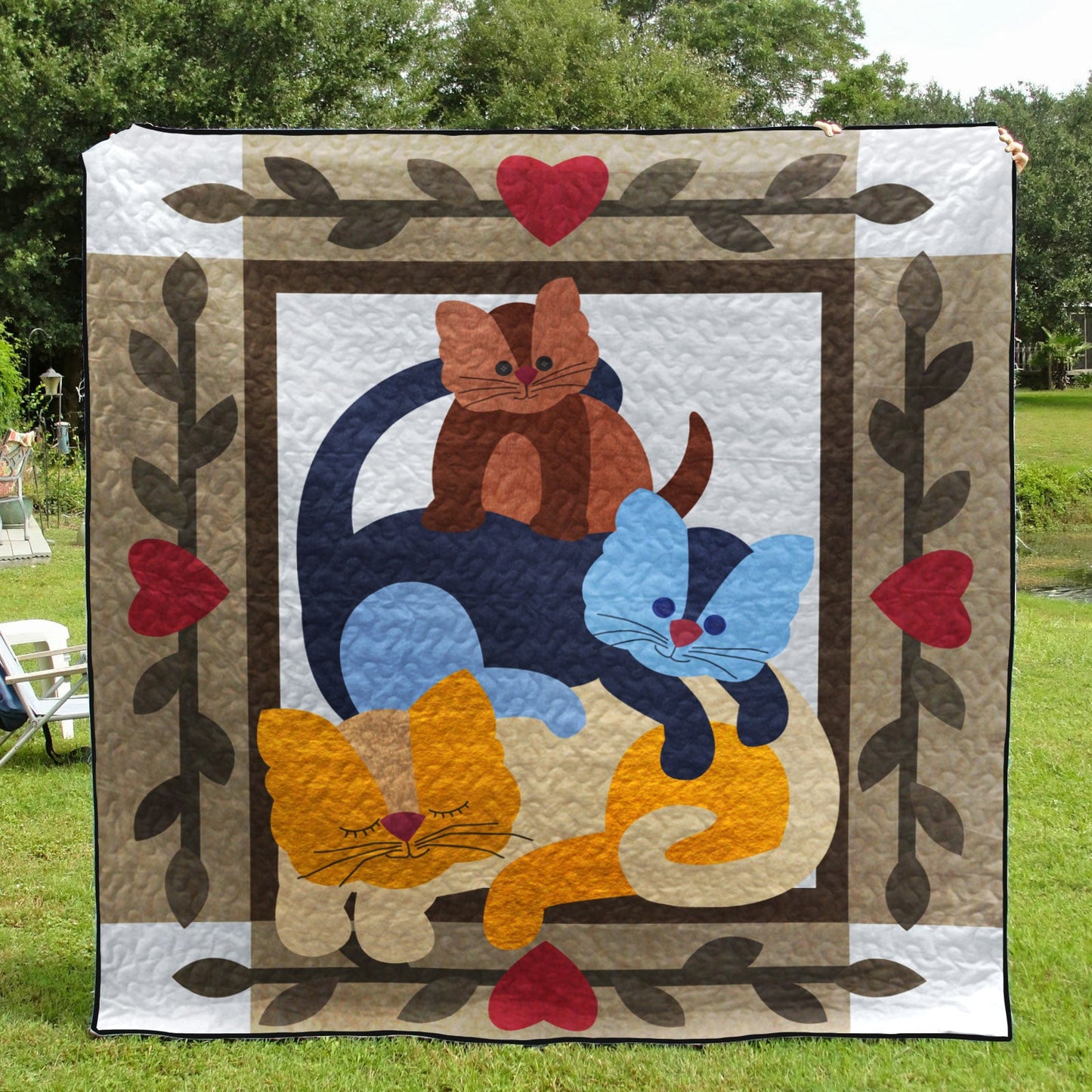Cat YH3110618 Quilt Blanket