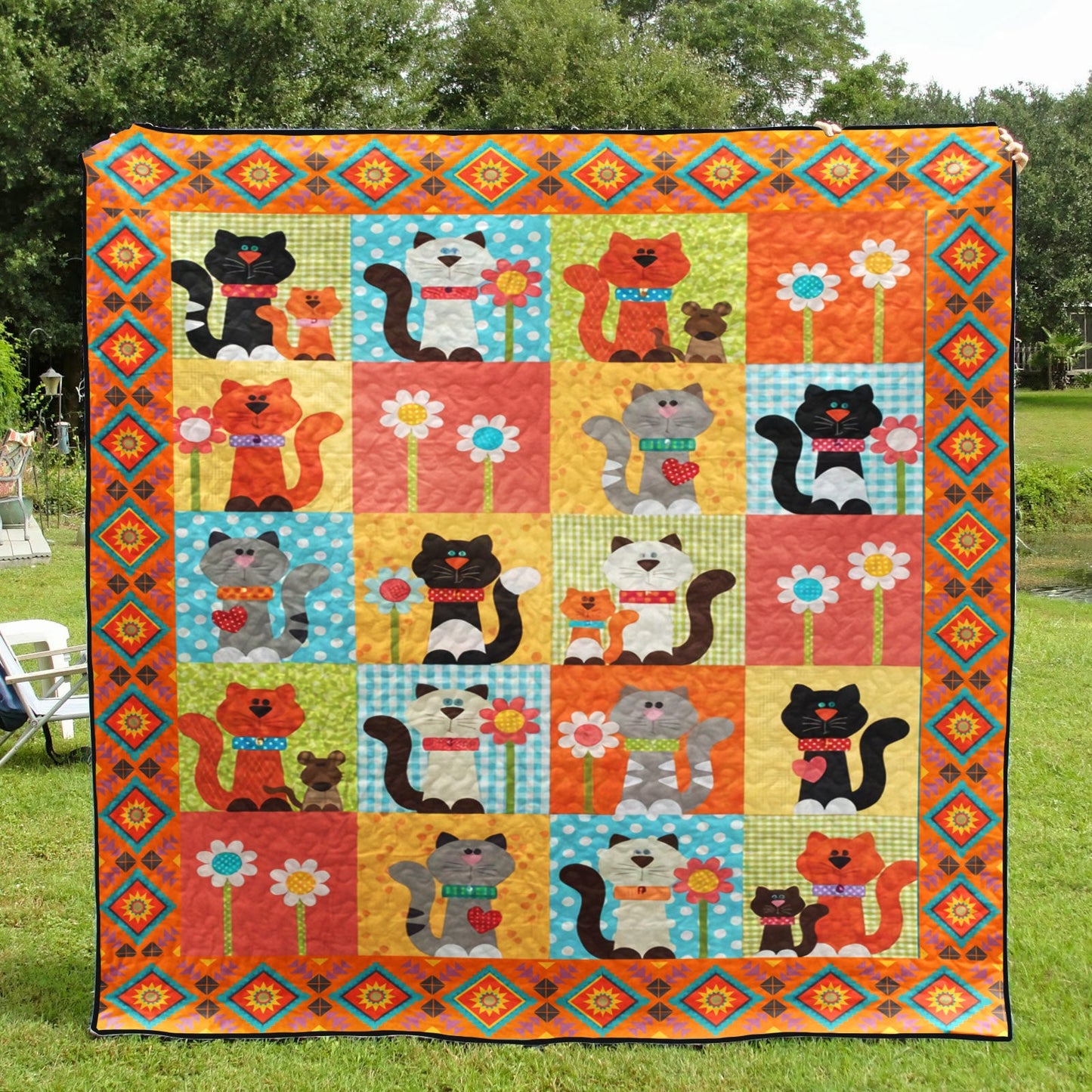 Cat YH3110646 Quilt Blanket