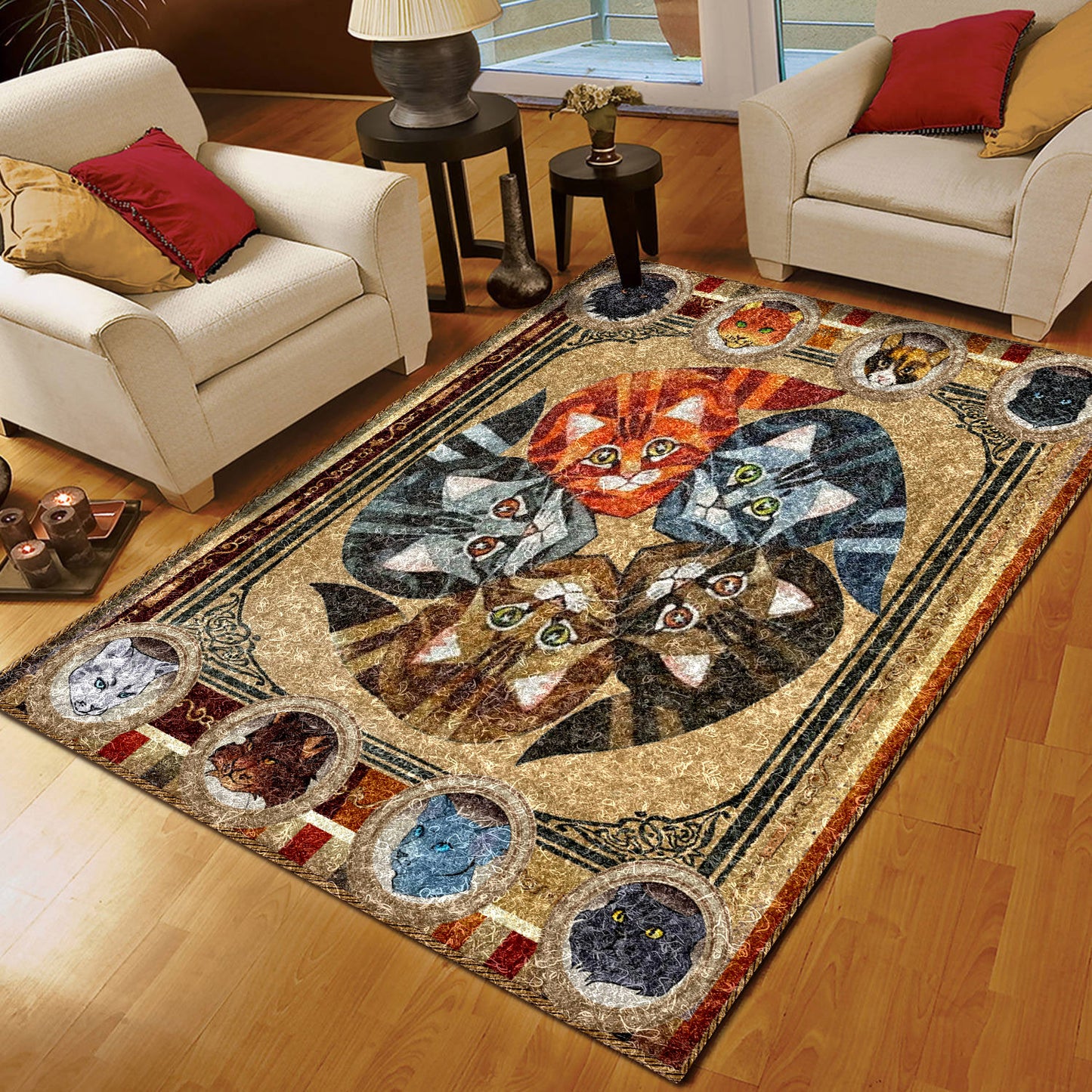 Cat BT2808014R Rug