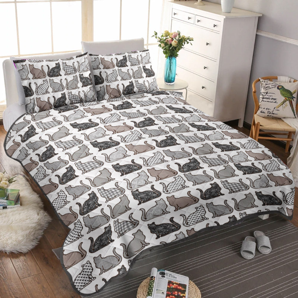 Cat CLM2210052B Quilt Bedding Set