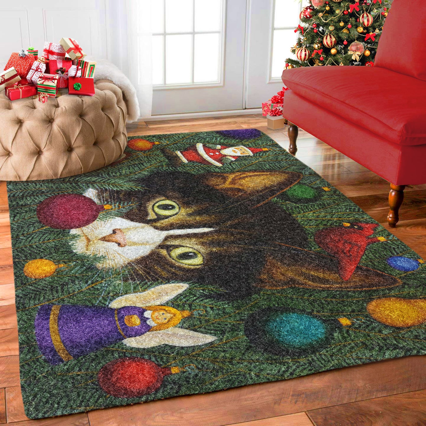 Cat Christmas TT1311024M Rug