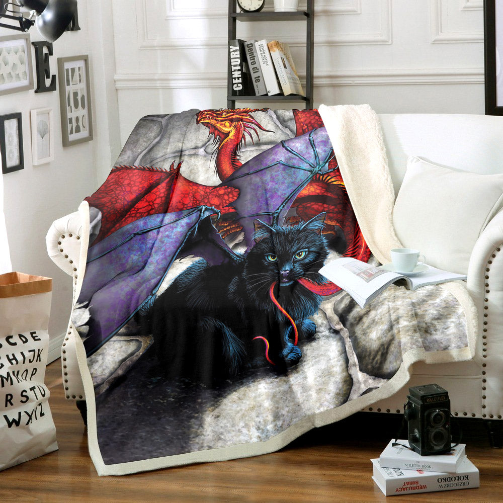 Cat Dragon NN3110016TT Sherpa Fleece Blanket