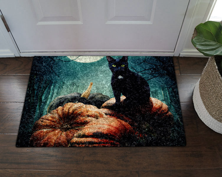 Cat Halloween HN280904D Non-slip Door mats