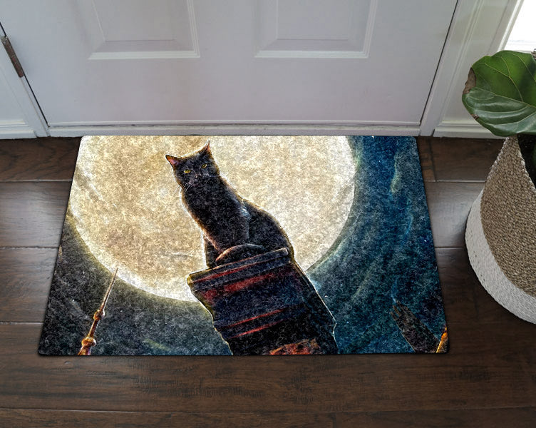 Cat Halloween HN280905D Non-slip Door mats