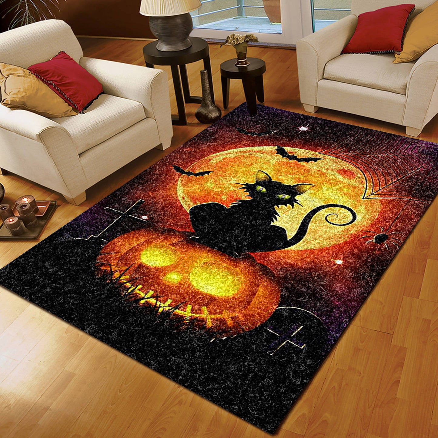 Cat Halloween HT140813TM Rug