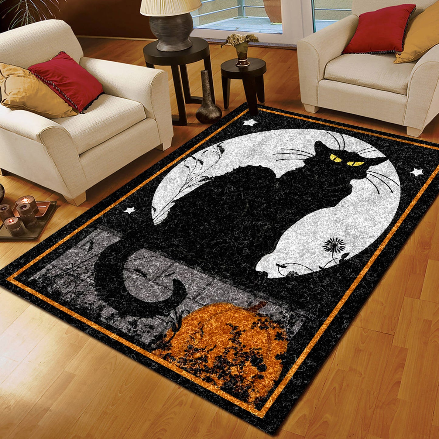 Cat Halloween HT170806M Rug
