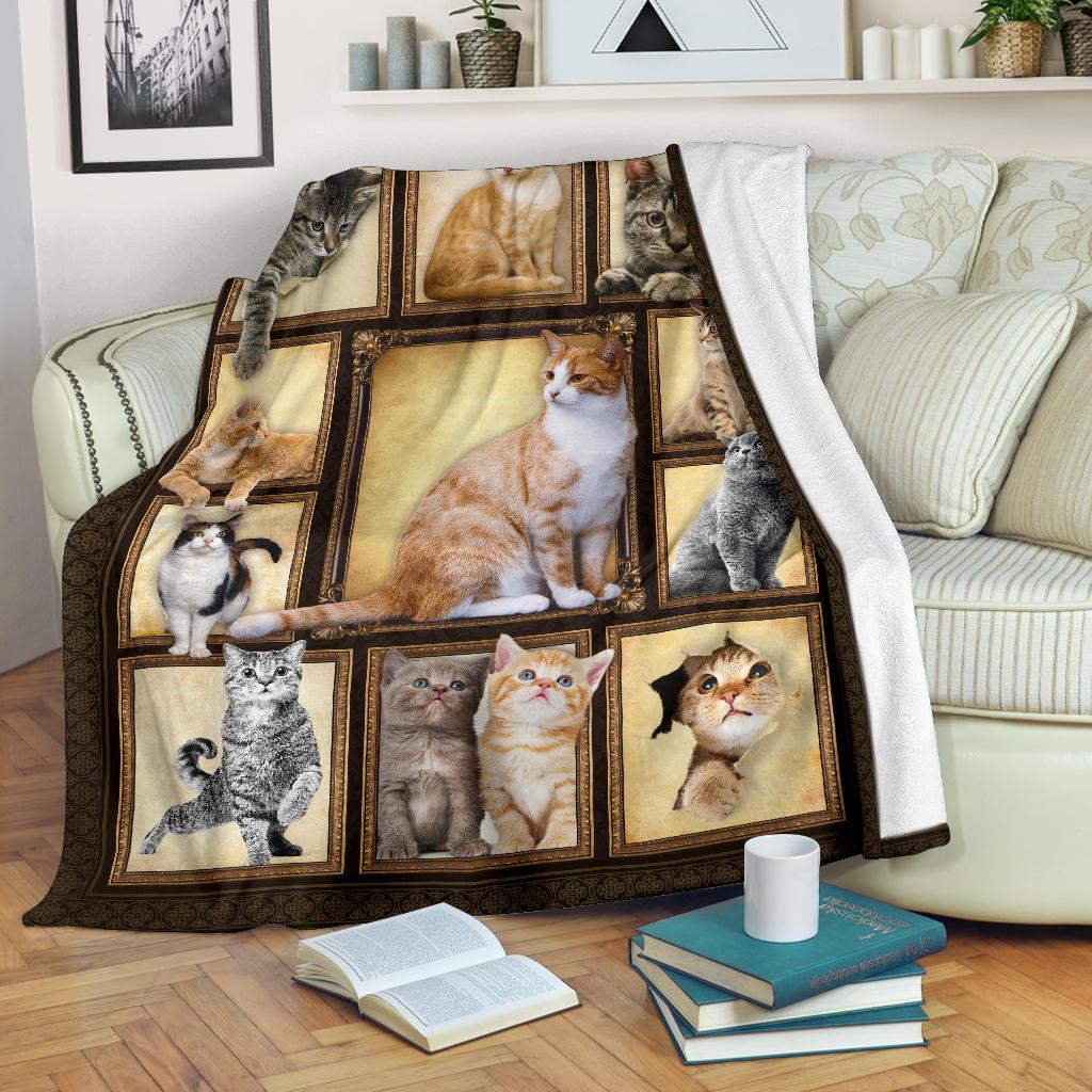 Cat Lovers CLM1110043S Sherpa Fleece Blanket