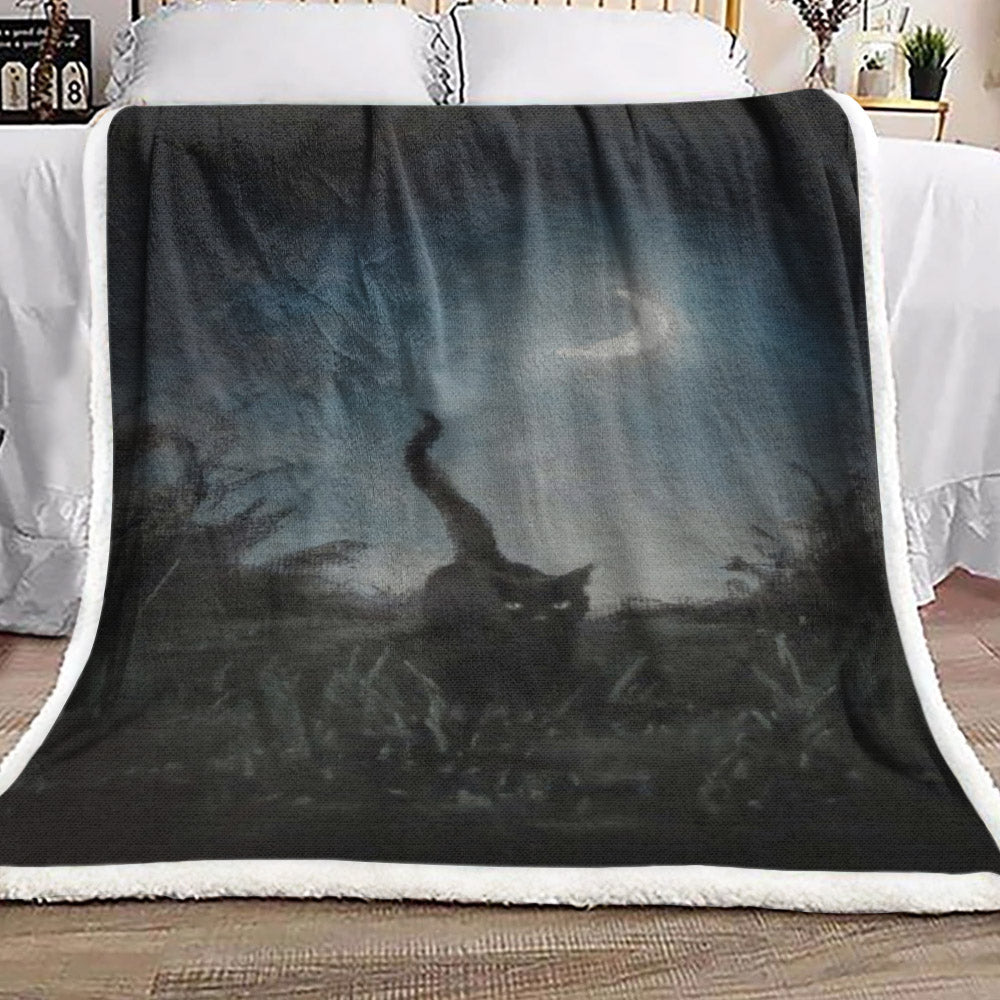 Cat NT280925F Sherpa Fleece Blanket
