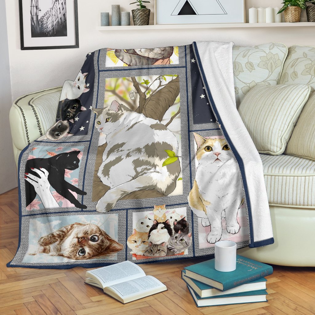 Cat Photo CLM3010117S Sherpa Fleece Blanket