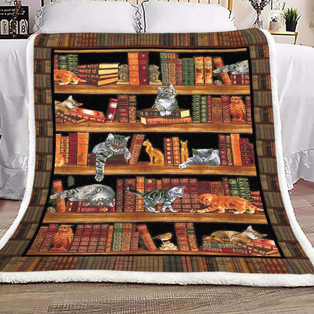Cat TT2809015TT Sherpa Fleece Blanket