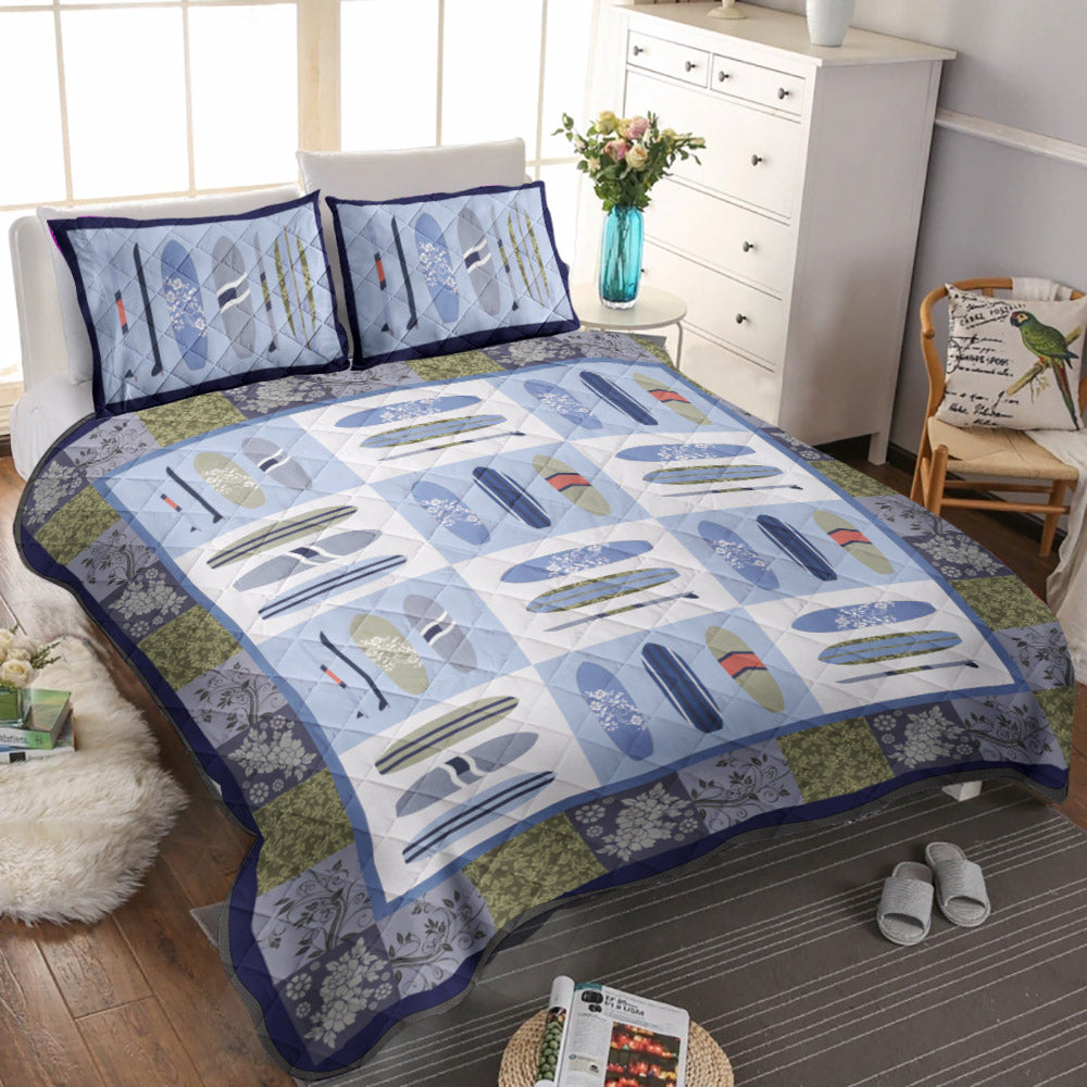 Catch A Wave CLA0811035B Quilt Bedding Set