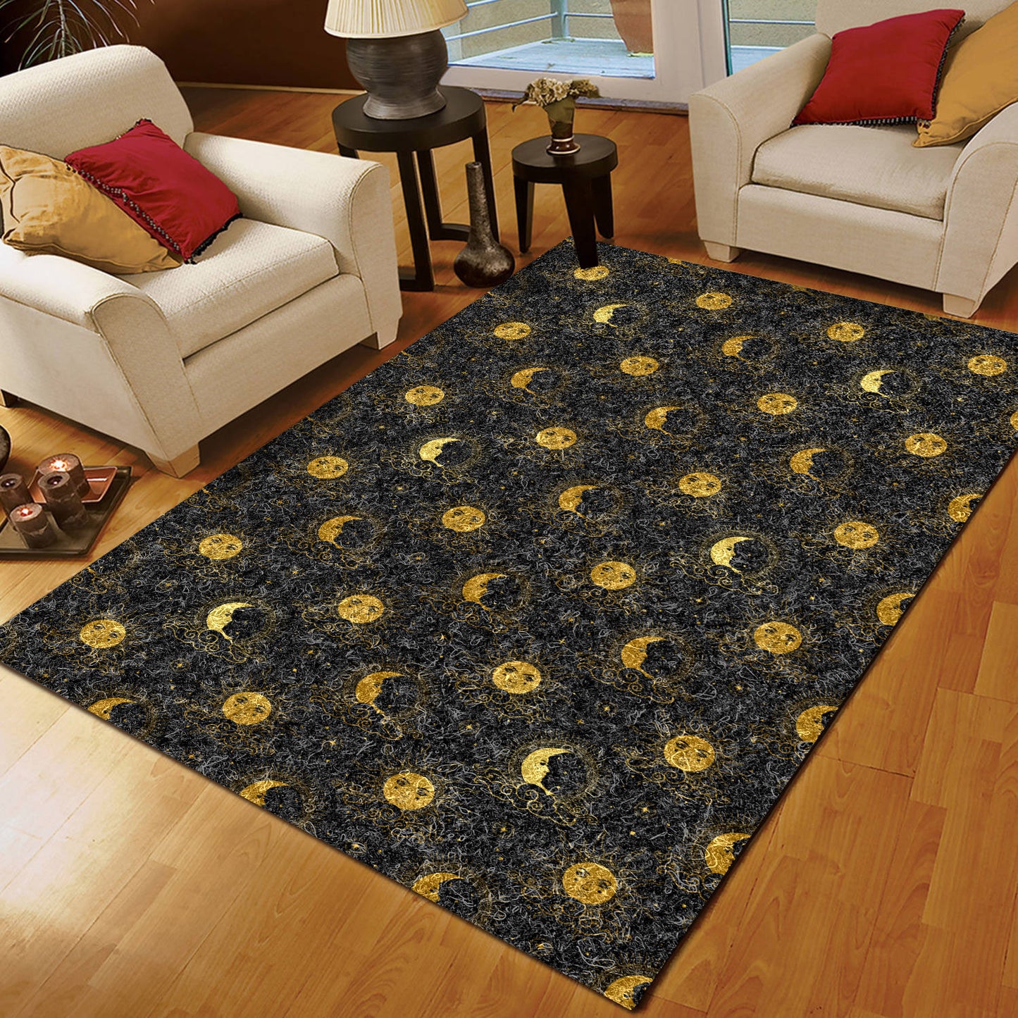 Celestial Moon Sun CLA15101386R Rug