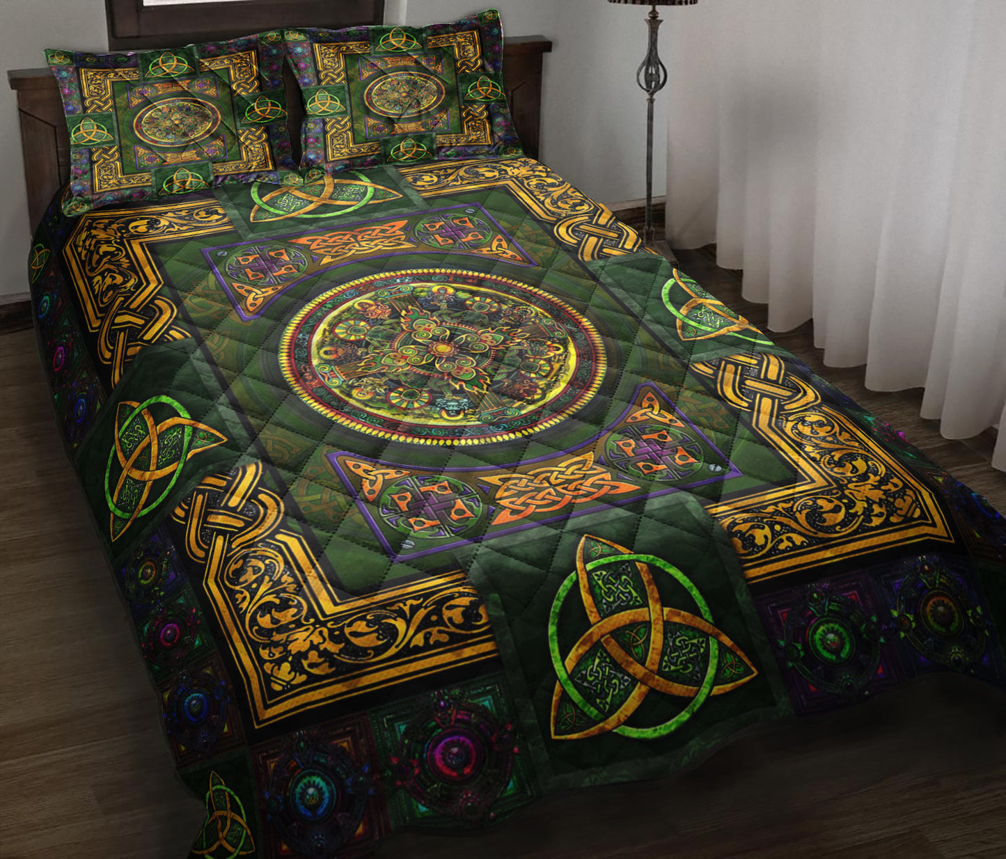 Celtic Trinity Quilt Bedding Set ND130905