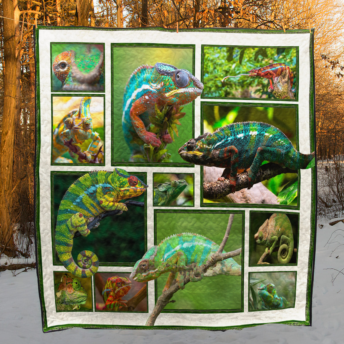 Chameleon CL05100023MDQ Quilt Blanket