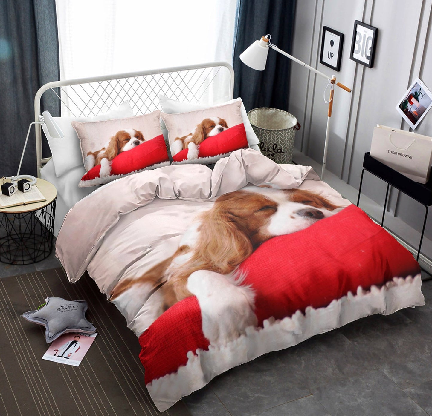 Charles Cavalier Spaniel HN080940BB Bedding Sets