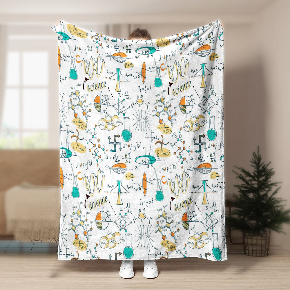 Chemistry CLA190822 Sherpa Fleece Blanket