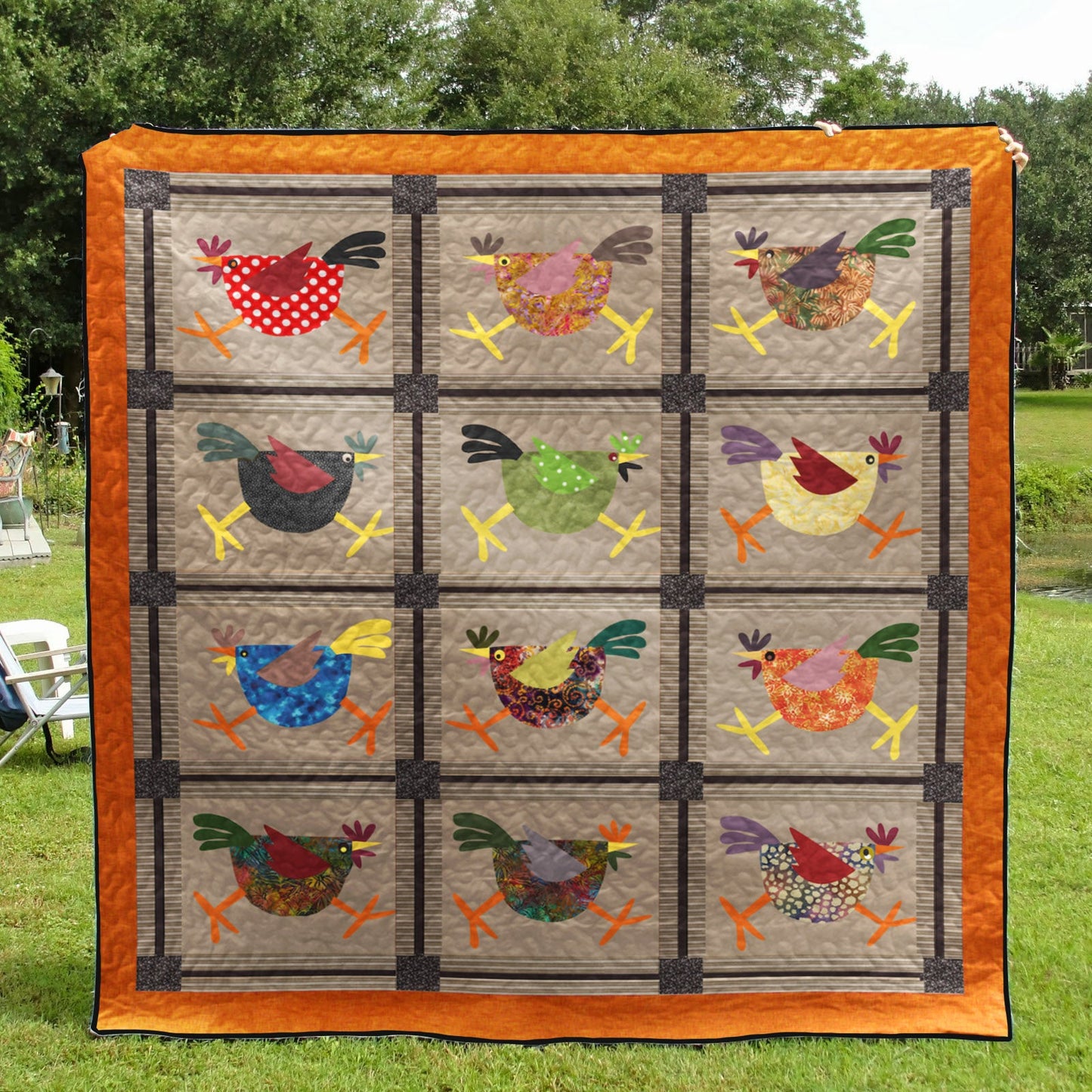 Chicken CL070638 Quilt Blanket