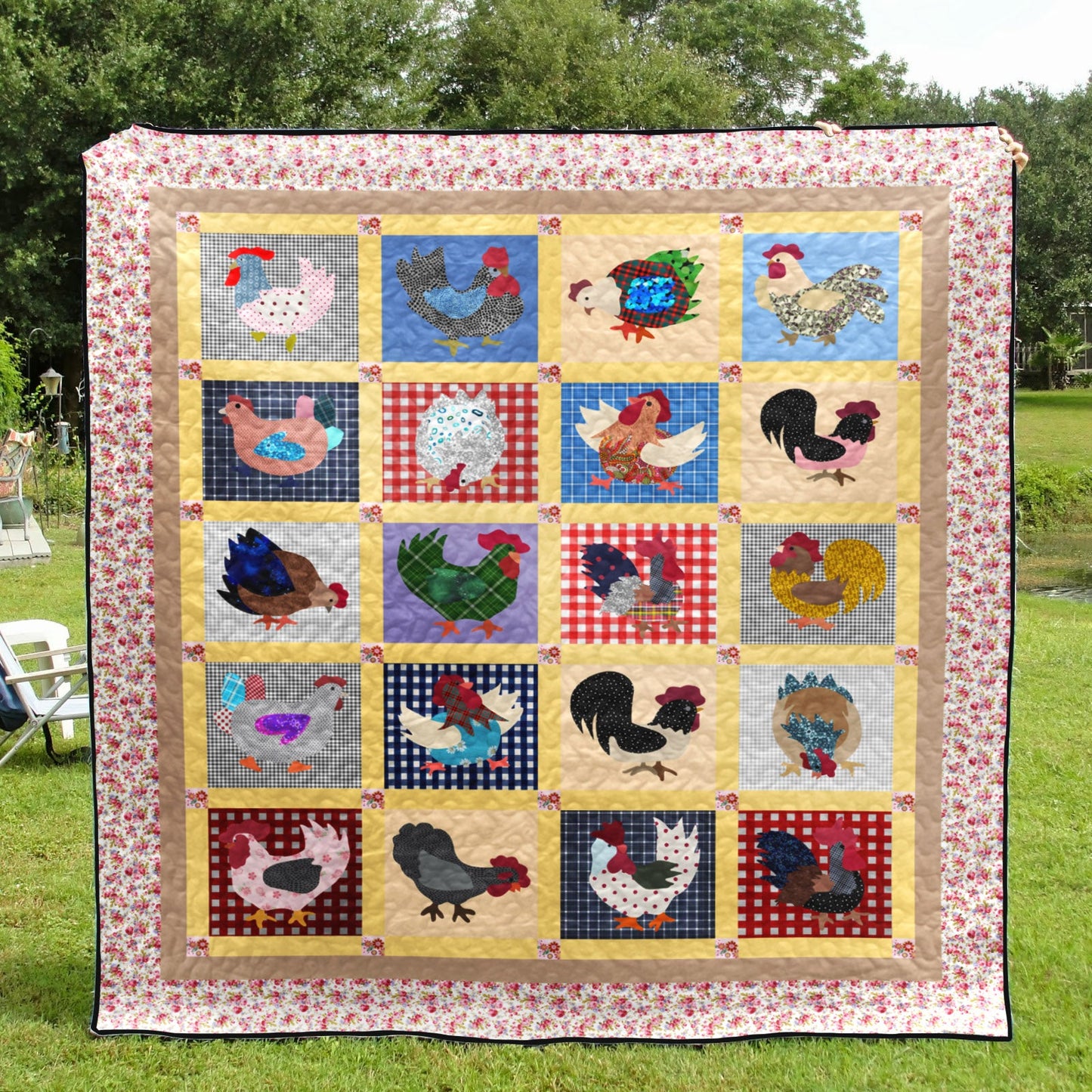 Chicken CL130625 Quilt Blanket