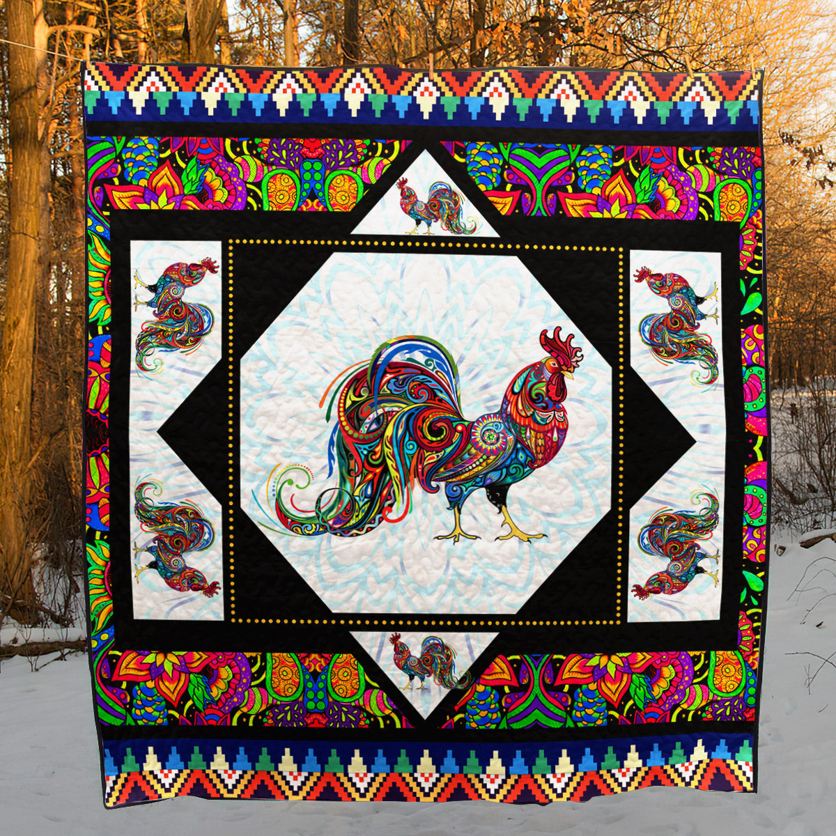 Chicken TD2809293 Quilt Blanket