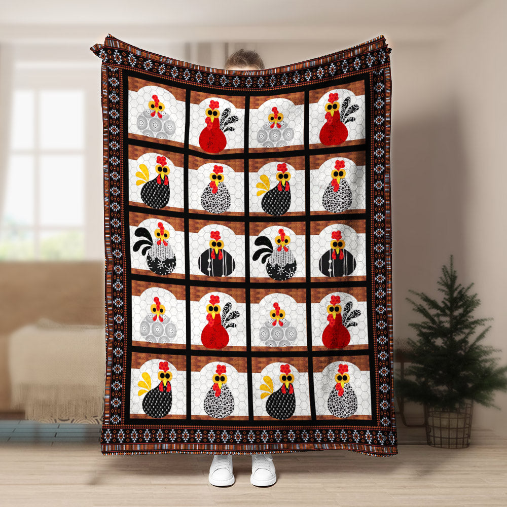 Chicken CL170825MD Sherpa Fleece Blanket
