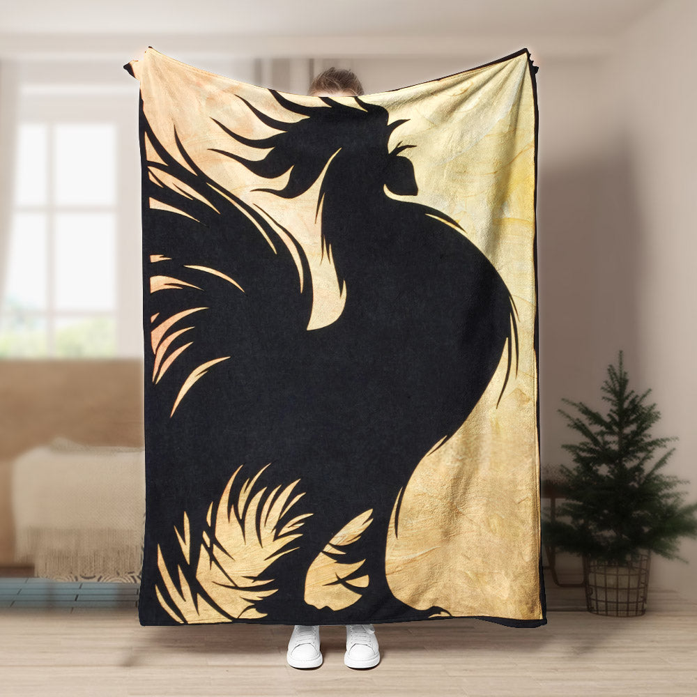 Chicken DD0309024F Sherpa Fleece Blanket