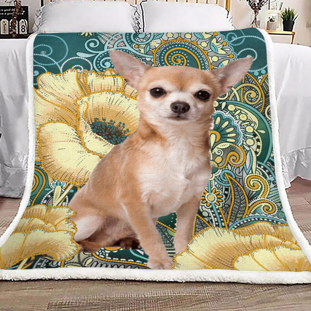 Chihuahua TL1510017TT Sherpa Fleece Blanket