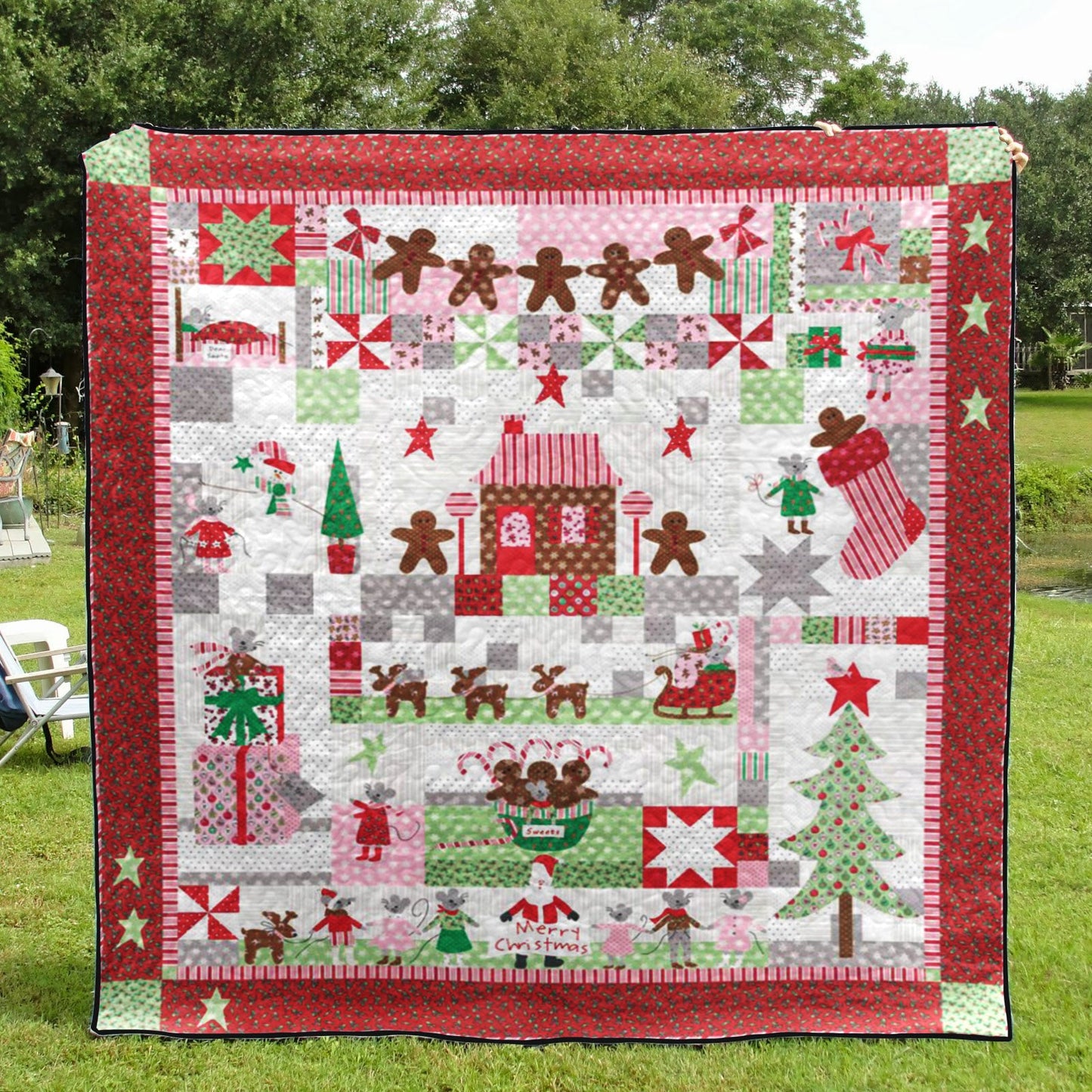 Christmas CLA1110084Q Quilt Blanket