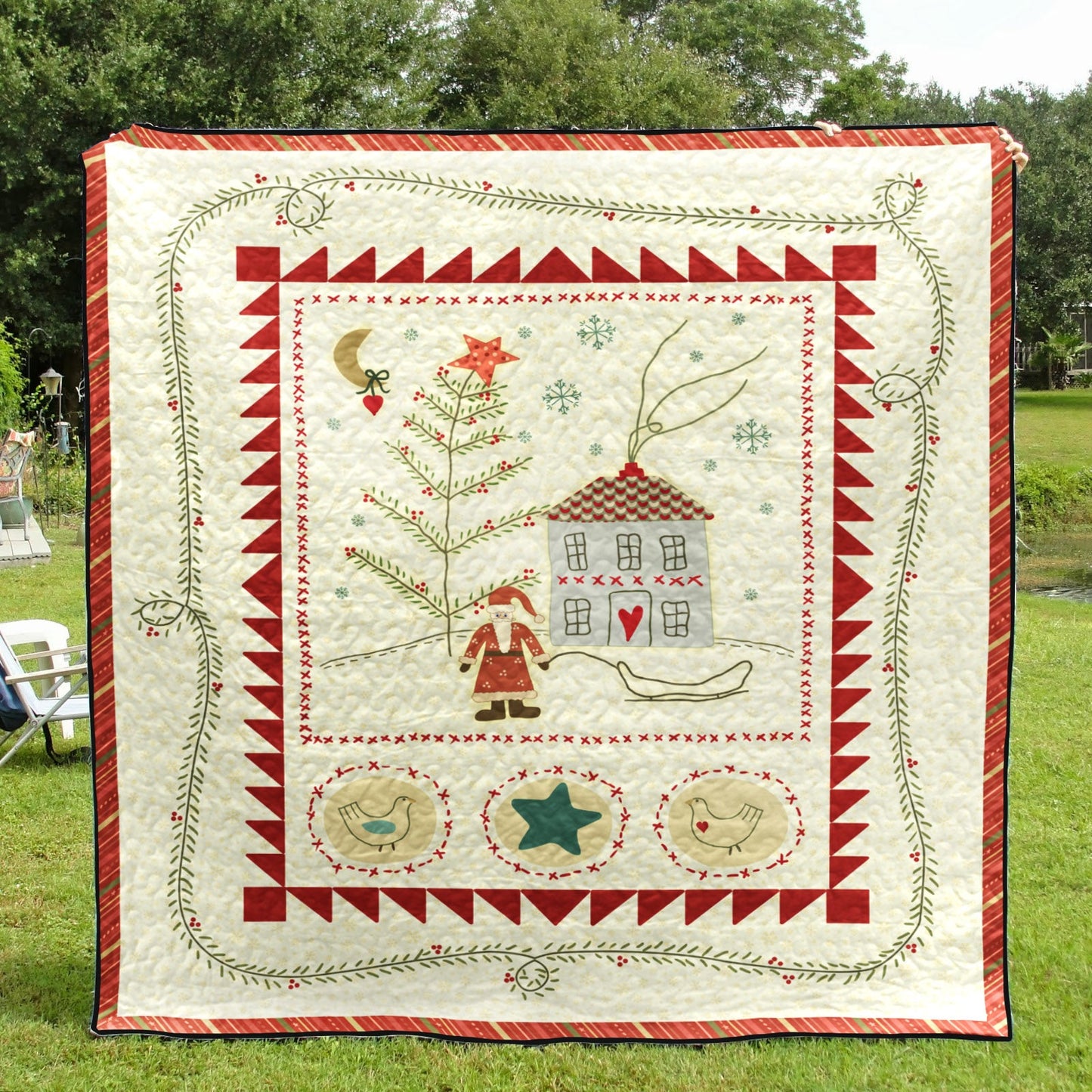 Christmas CLA1110095Q Quilt Blanket