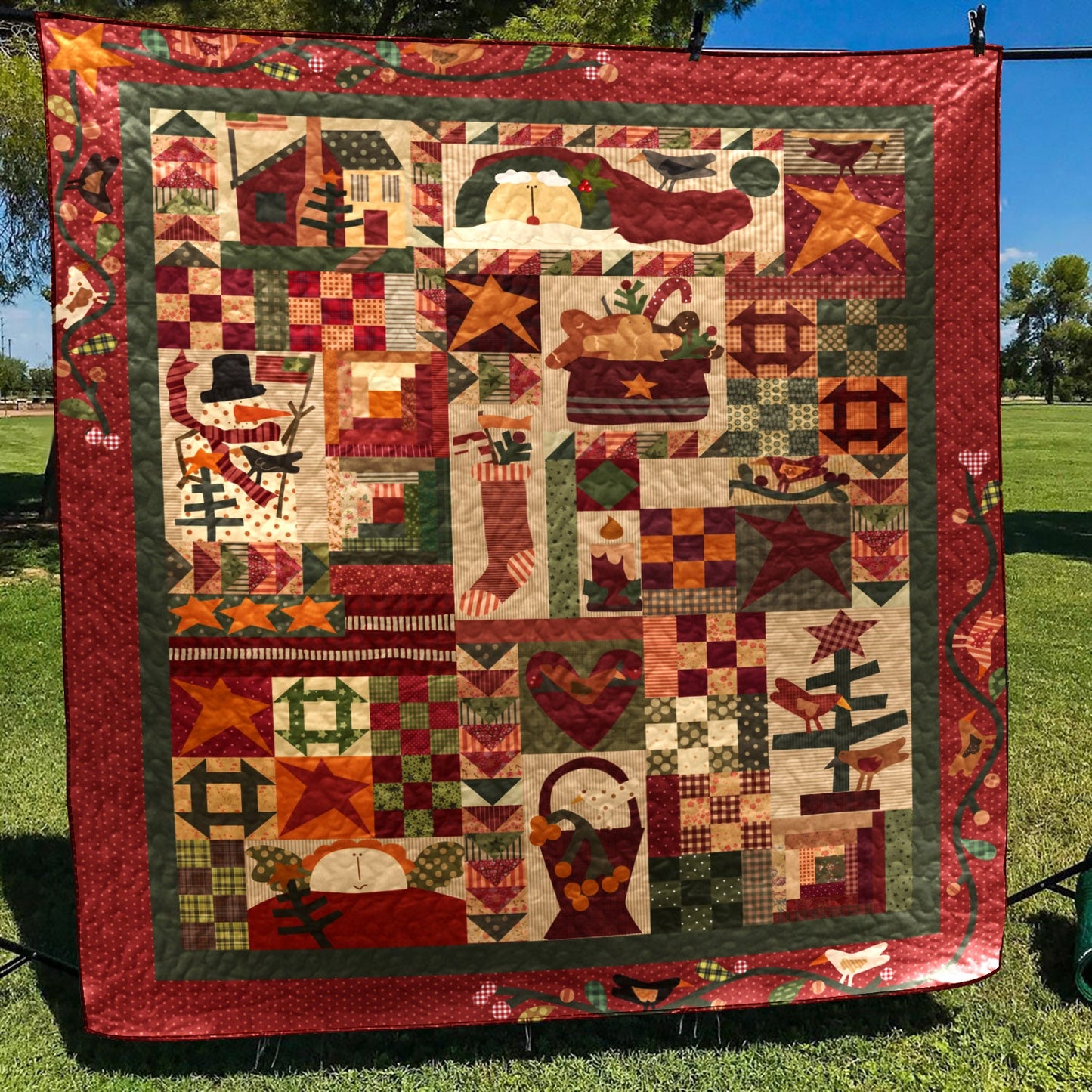 Christmas CLA1110105Q Quilt Blanket