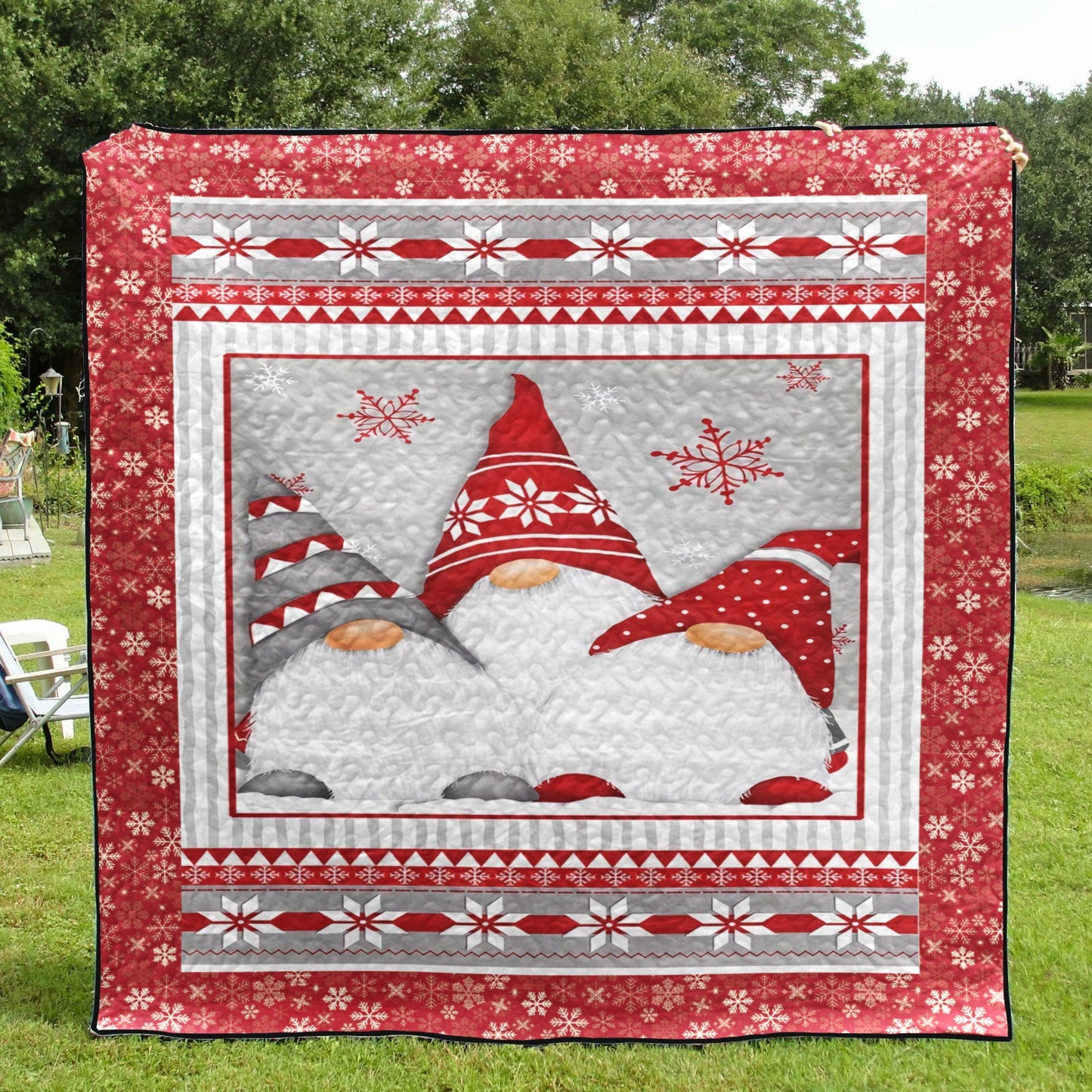 Christmas Gnome CLM0111067 Quilt Blanket