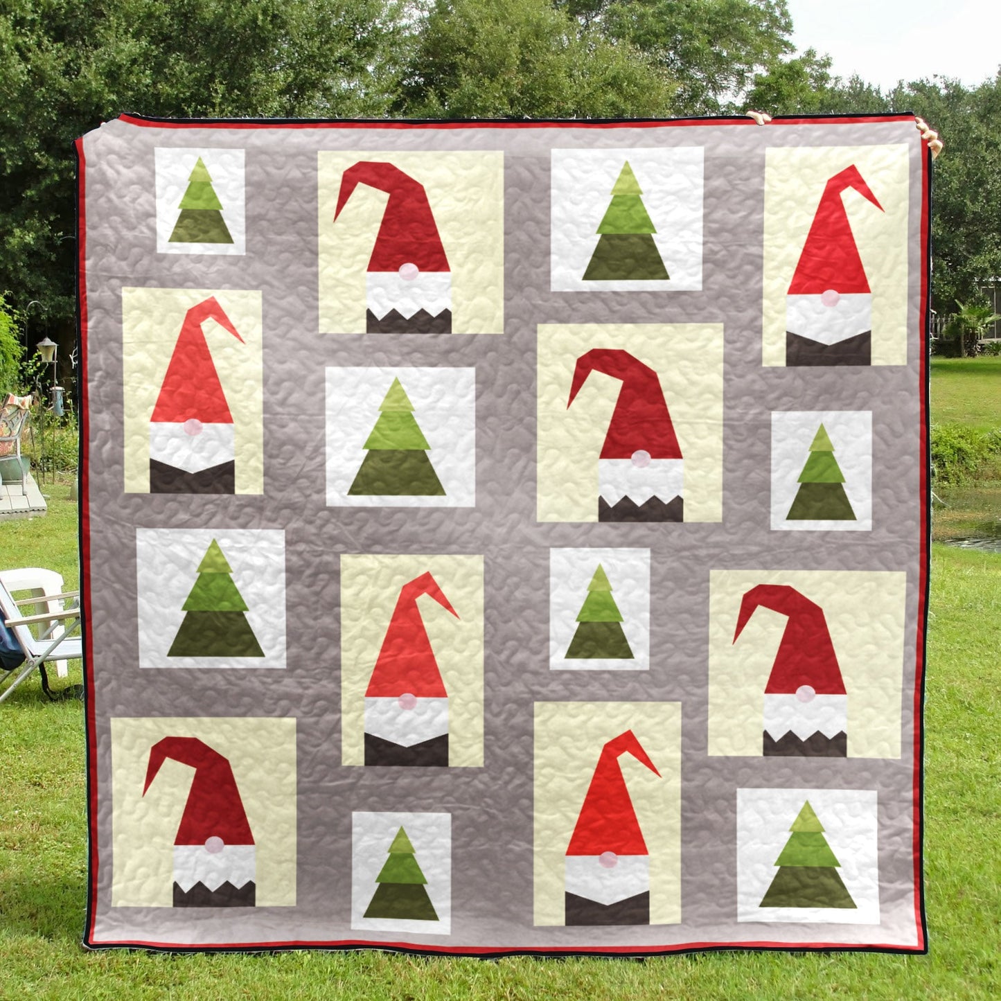 Christmas Gnome CLM0111070 Quilt Blanket