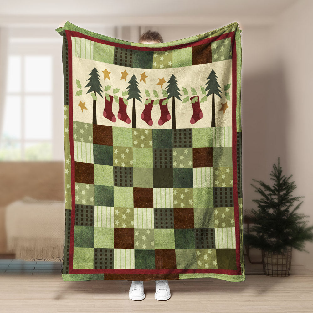 Christmas BL170823F Sherpa Fleece Blanket