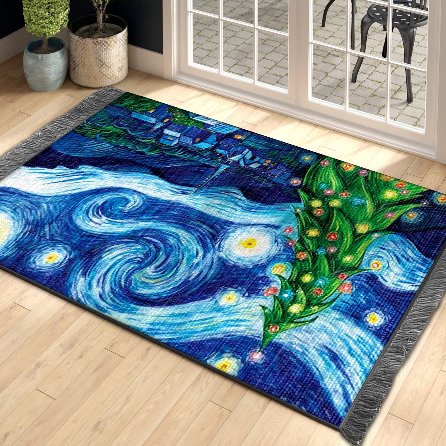 Christmas BL270811O Decorative Floor-cloth