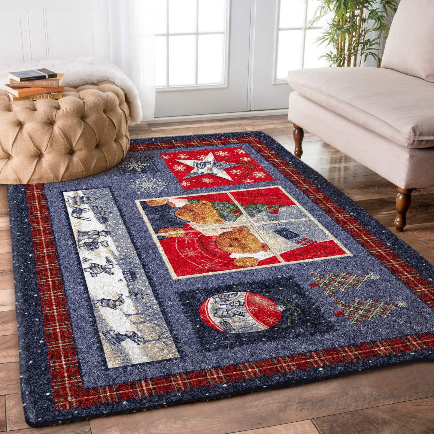 Christmas Bear HN0510058R Rug