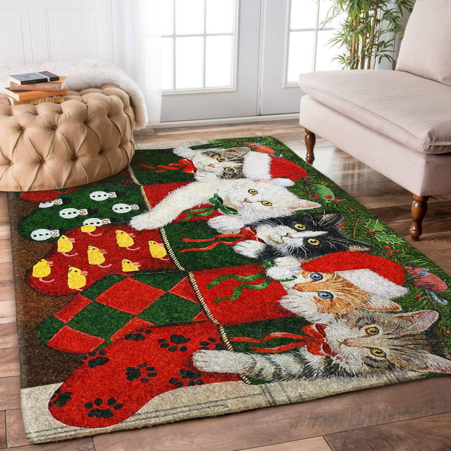 Christmas Cat BT1910041R Rug