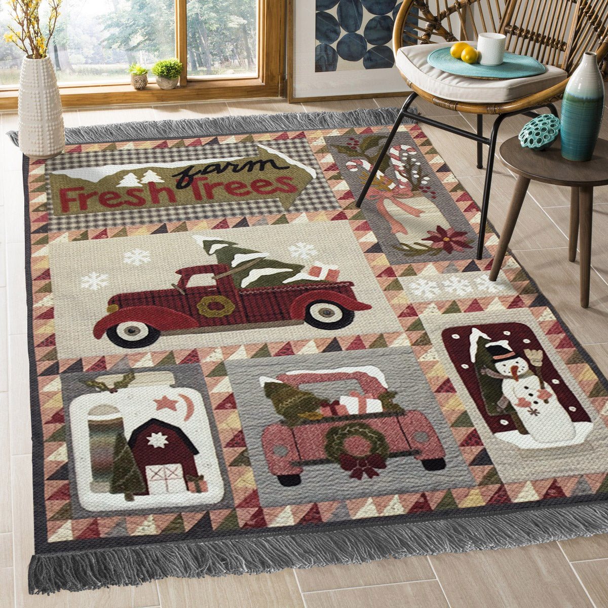 Christmas DV1110060O Decorative Floor-cloth