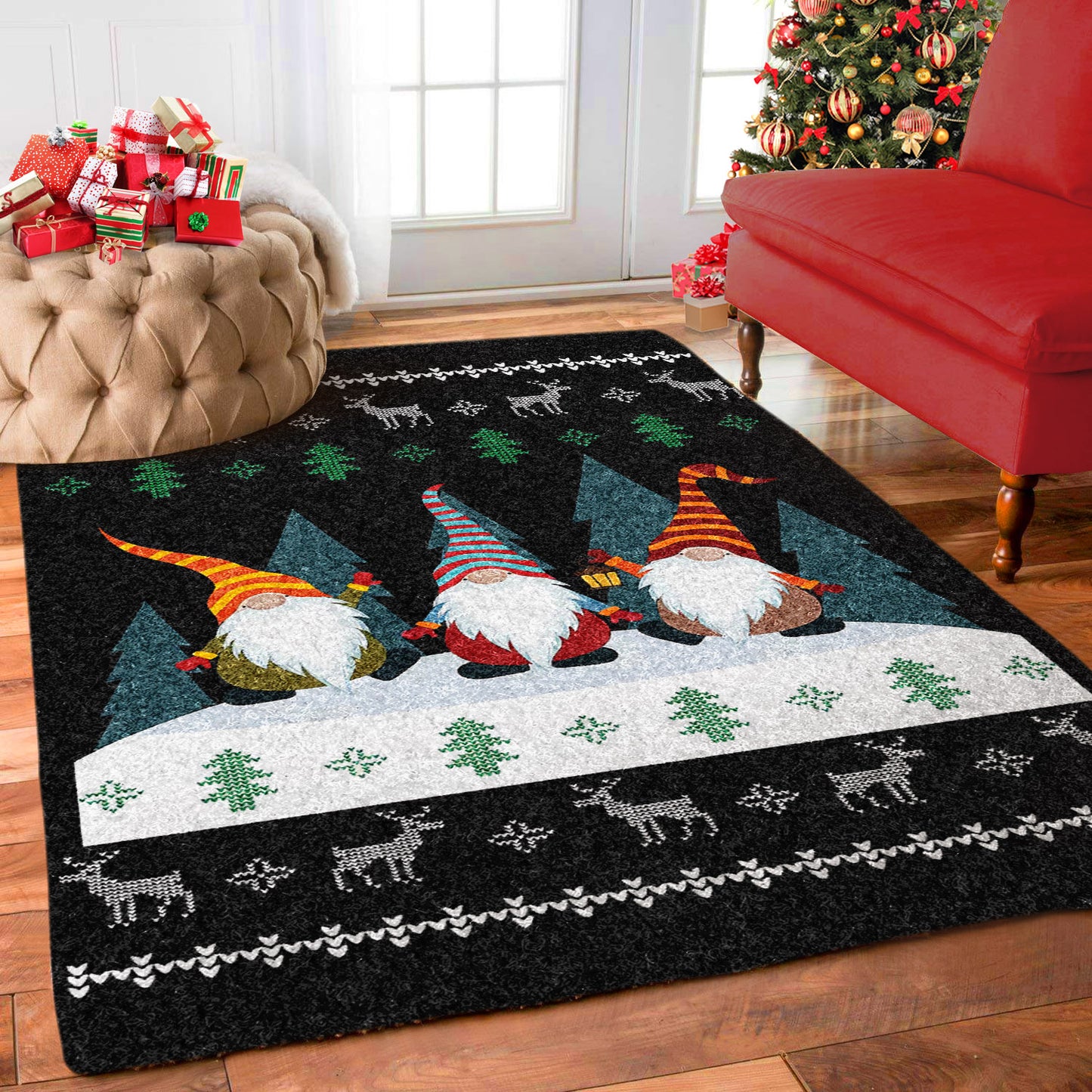 Christmas Gnome NN0211028R Rug
