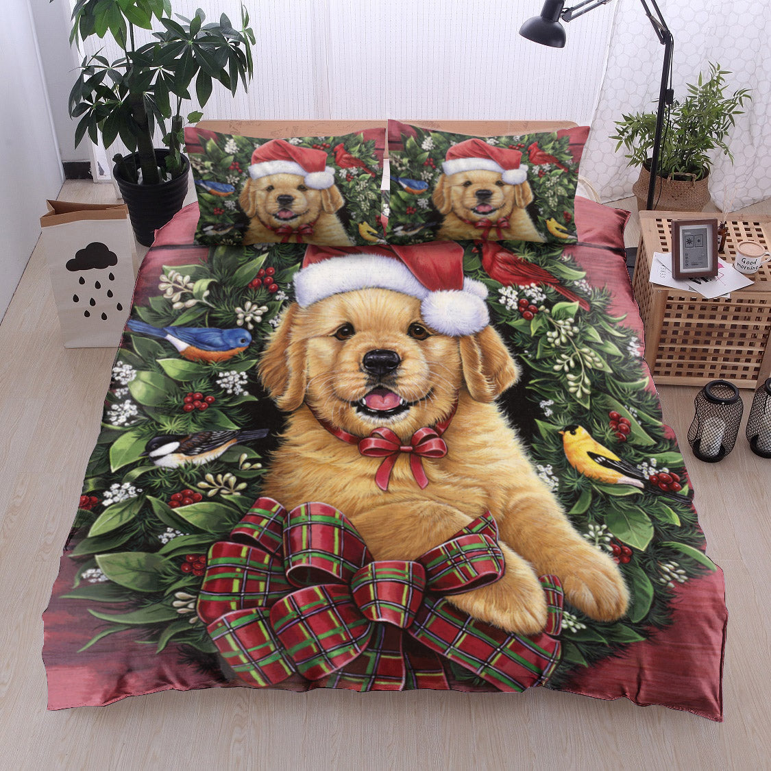 Christmas Golden Retriever DN19100048B Bedding Sets