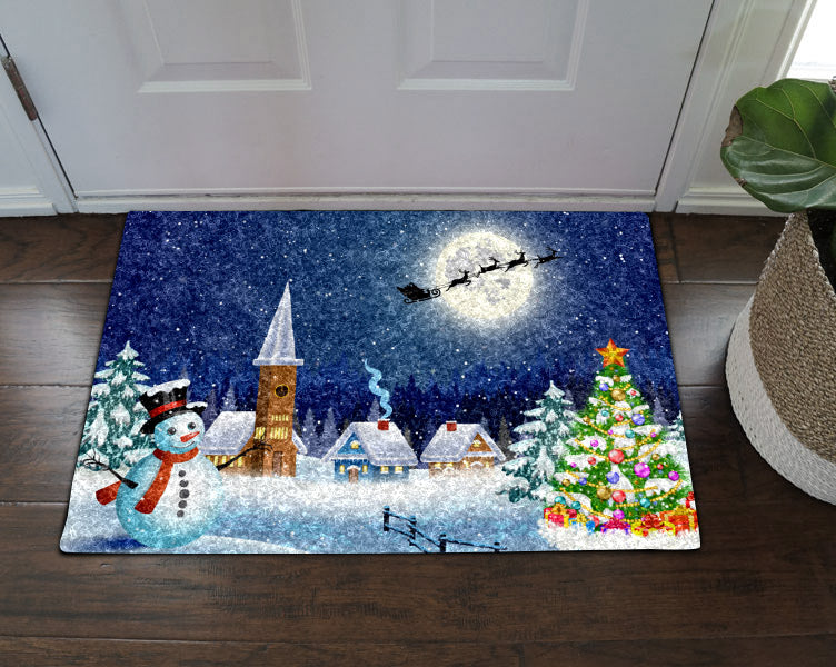 Christmas HN280913D Non-slip Door mats