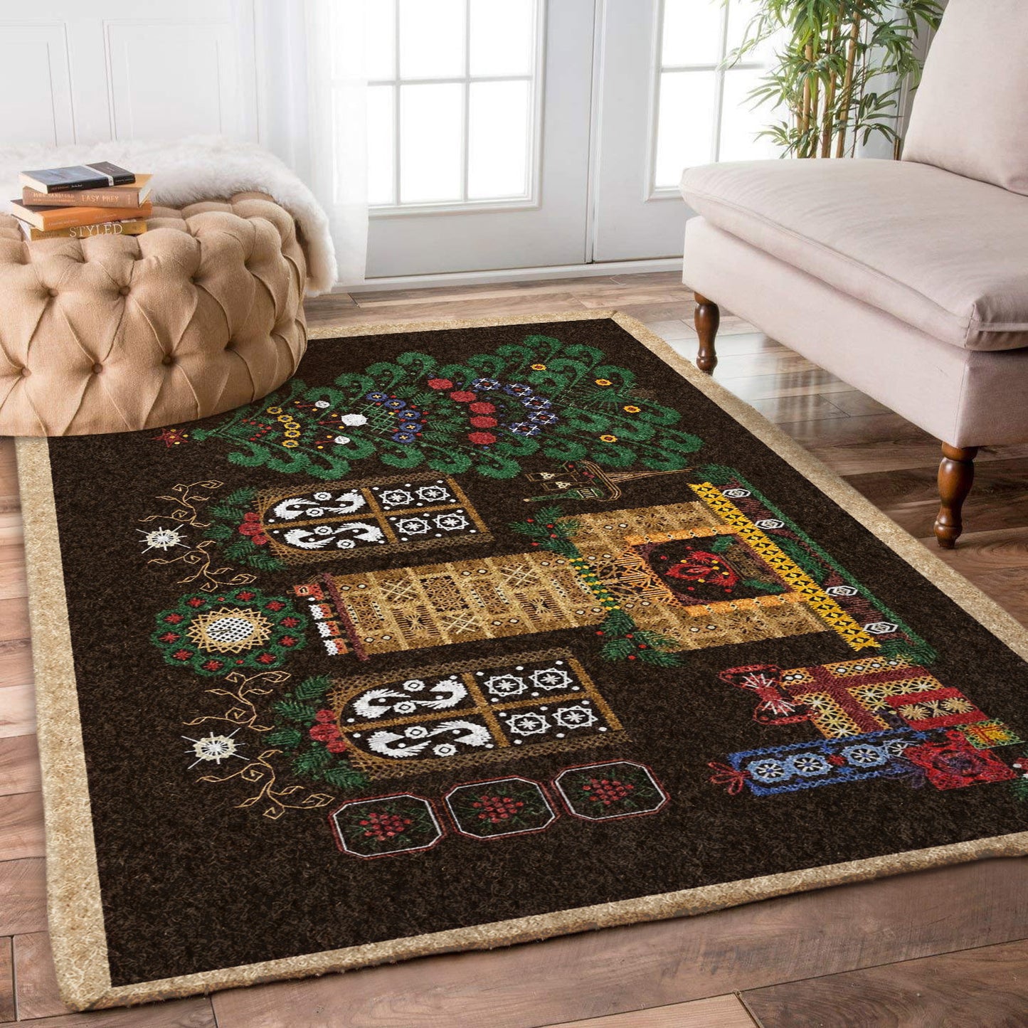 Christmas Knitted NT3010102R Rug