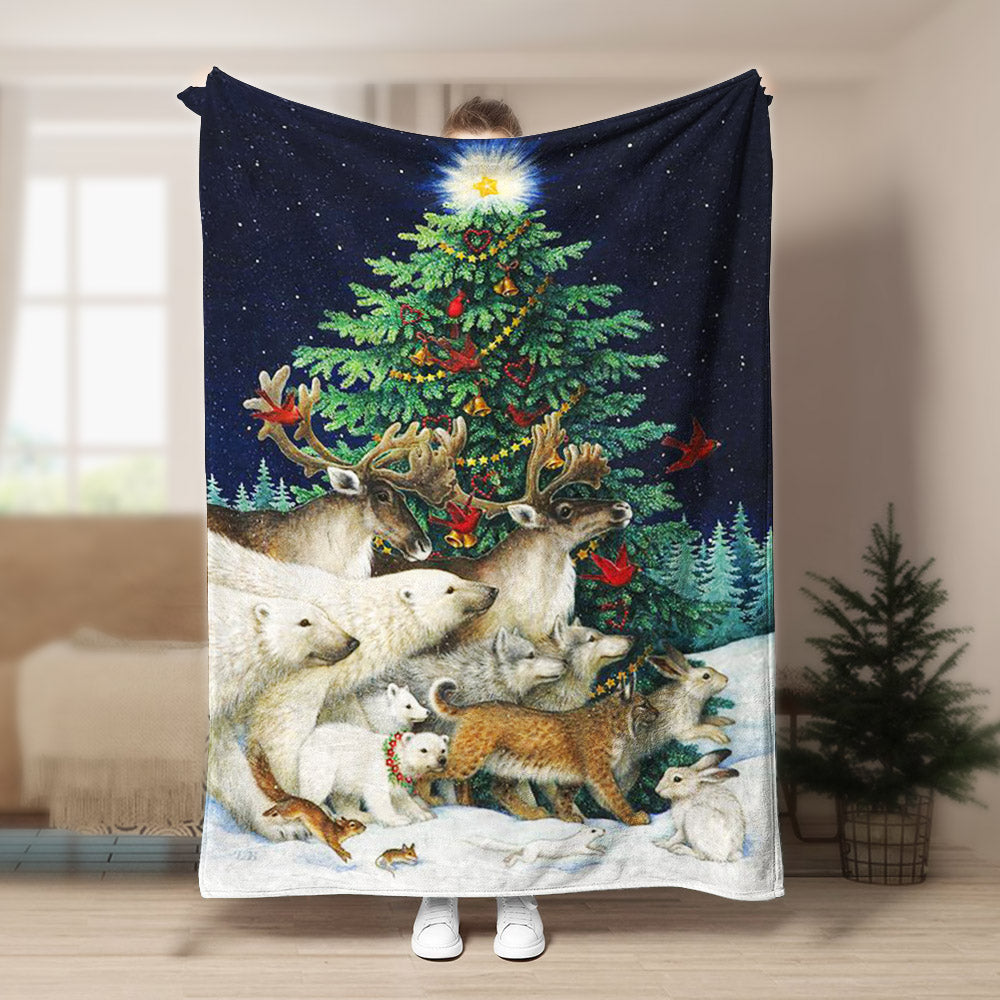 Christmas NT080943F Sherpa Fleece Blanket