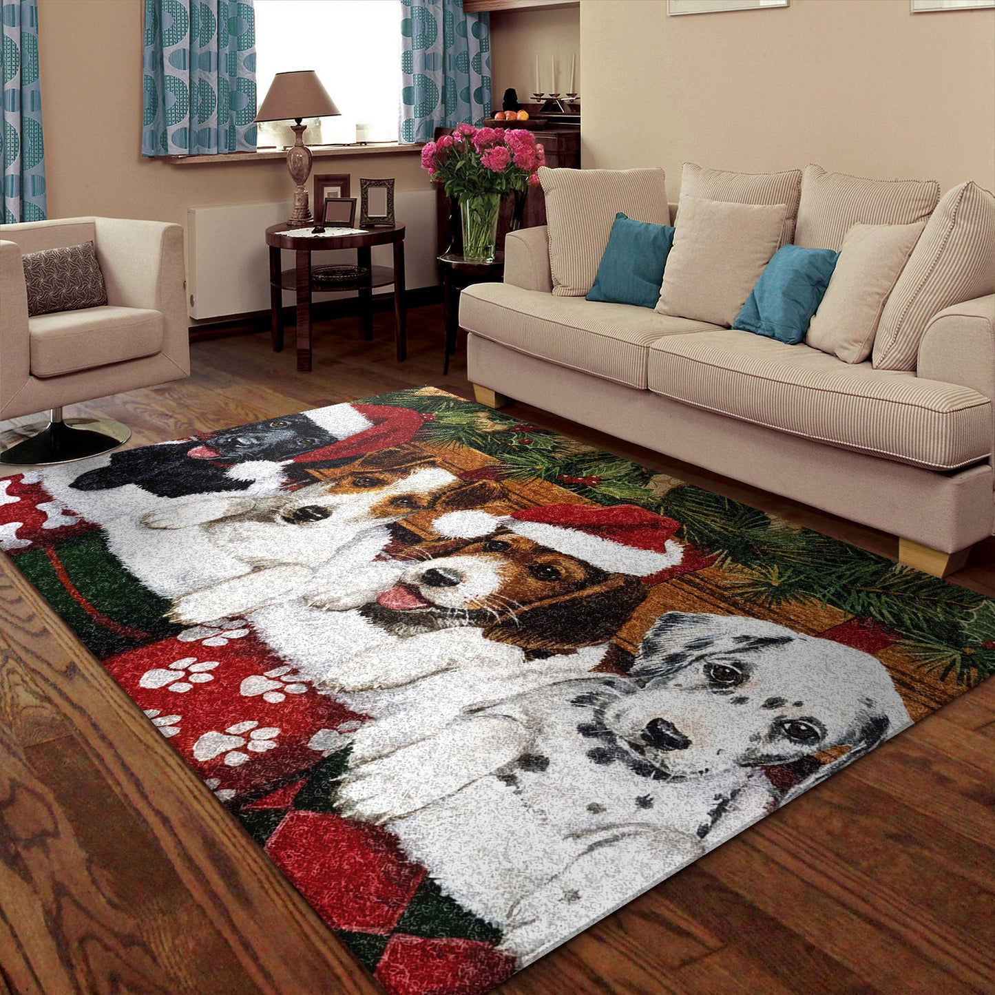 Christmas Puppies NN1510018M Rug