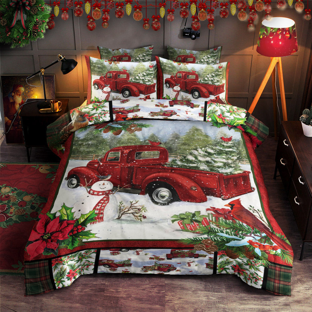 Christmas Red Truck TN2111028T Bedding Sets