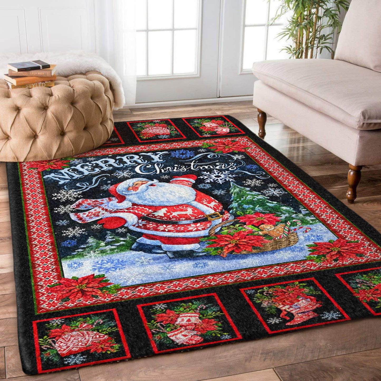 Christmas Santa Claus BT1210029R Rug