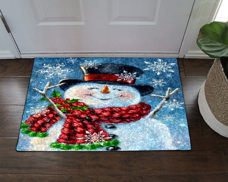 Christmas Snowman BT01110081D Non-slip Door mats
